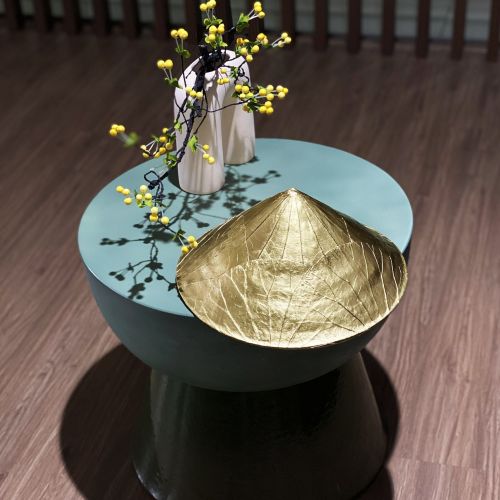 Nón Lá DIY Lá Sen Mạ Vàng 24K