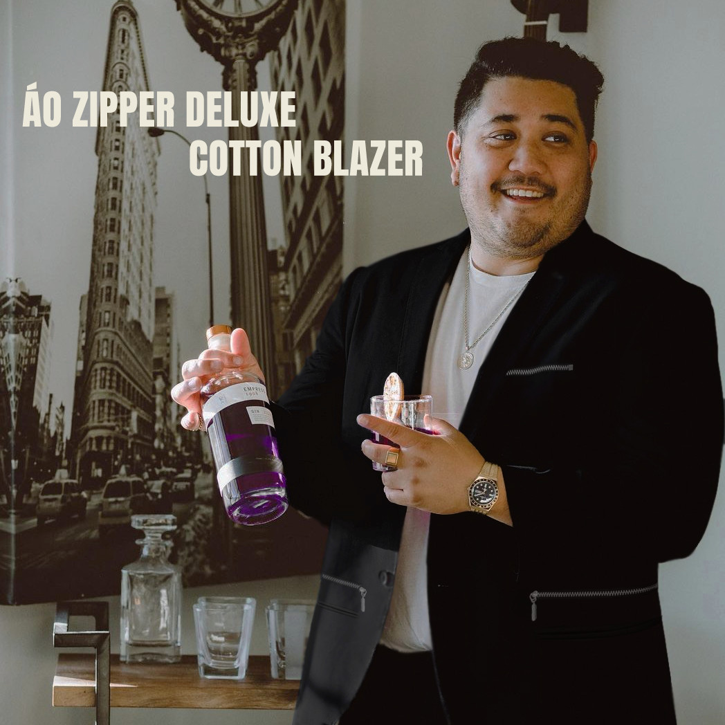 Áo Zipper Deluxe Cotton Blazer