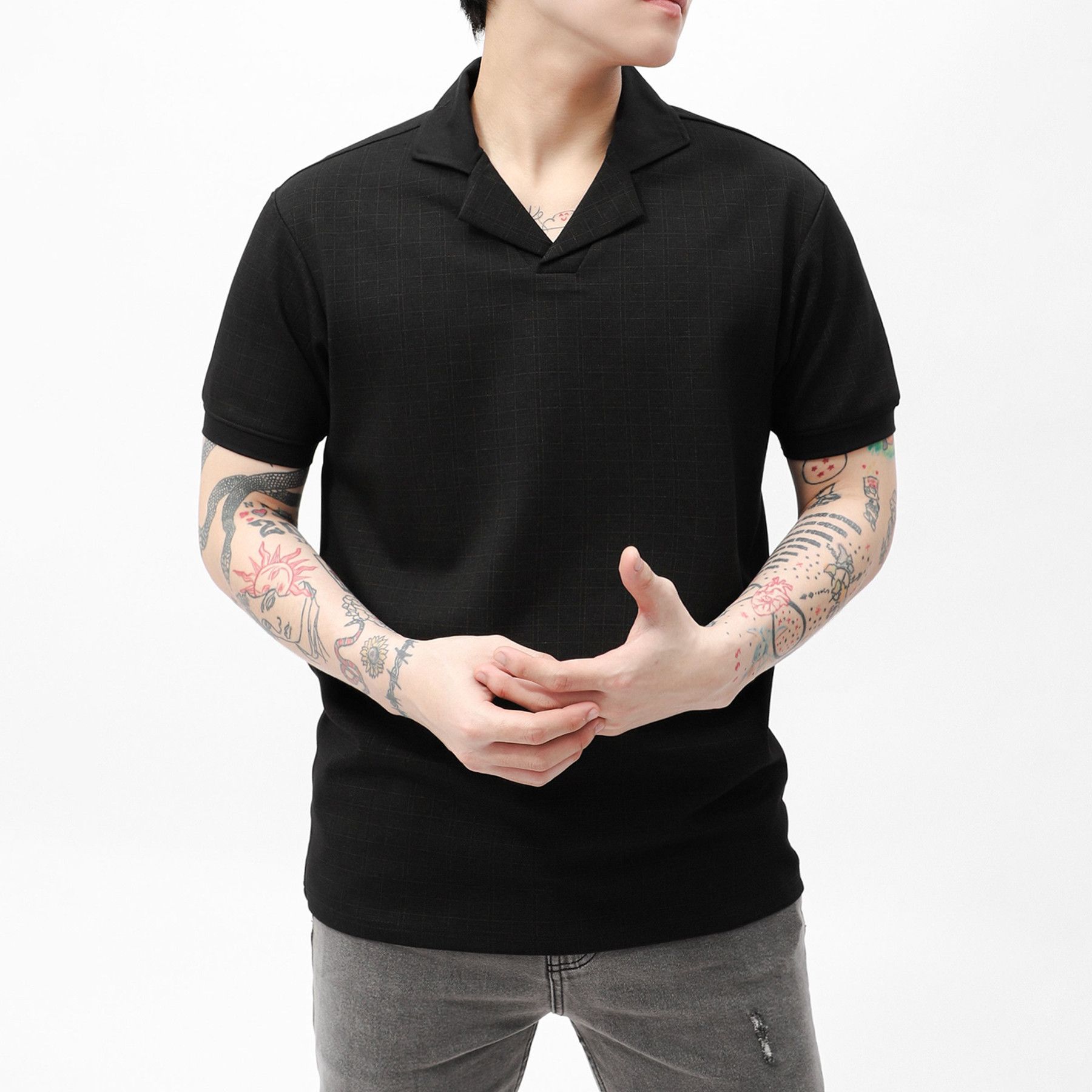 Áo Polo Cổ V Brokenline Deluxe