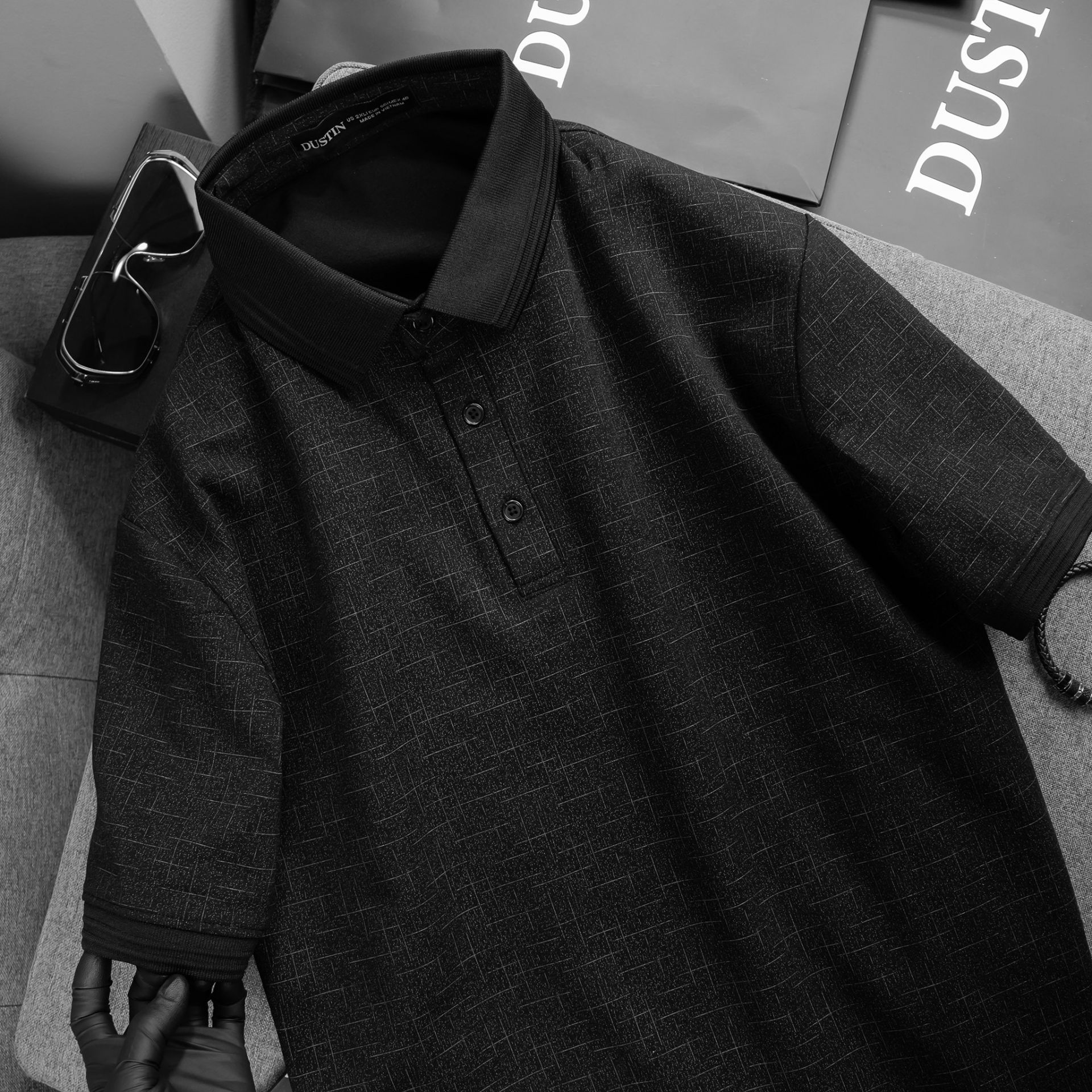 [size S] Áo Polo Night Stars Deluxe Dustin Place Real Soul Real Value