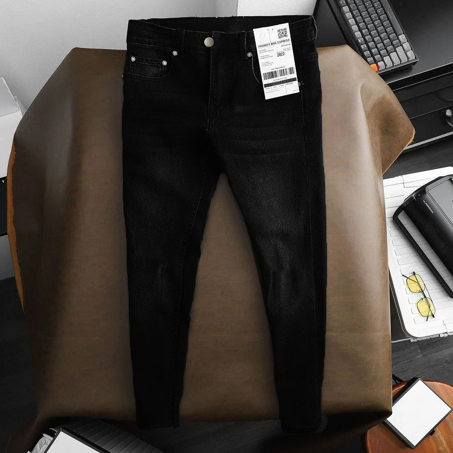 [size 120kg] Quần Jean Wash Slim Straight