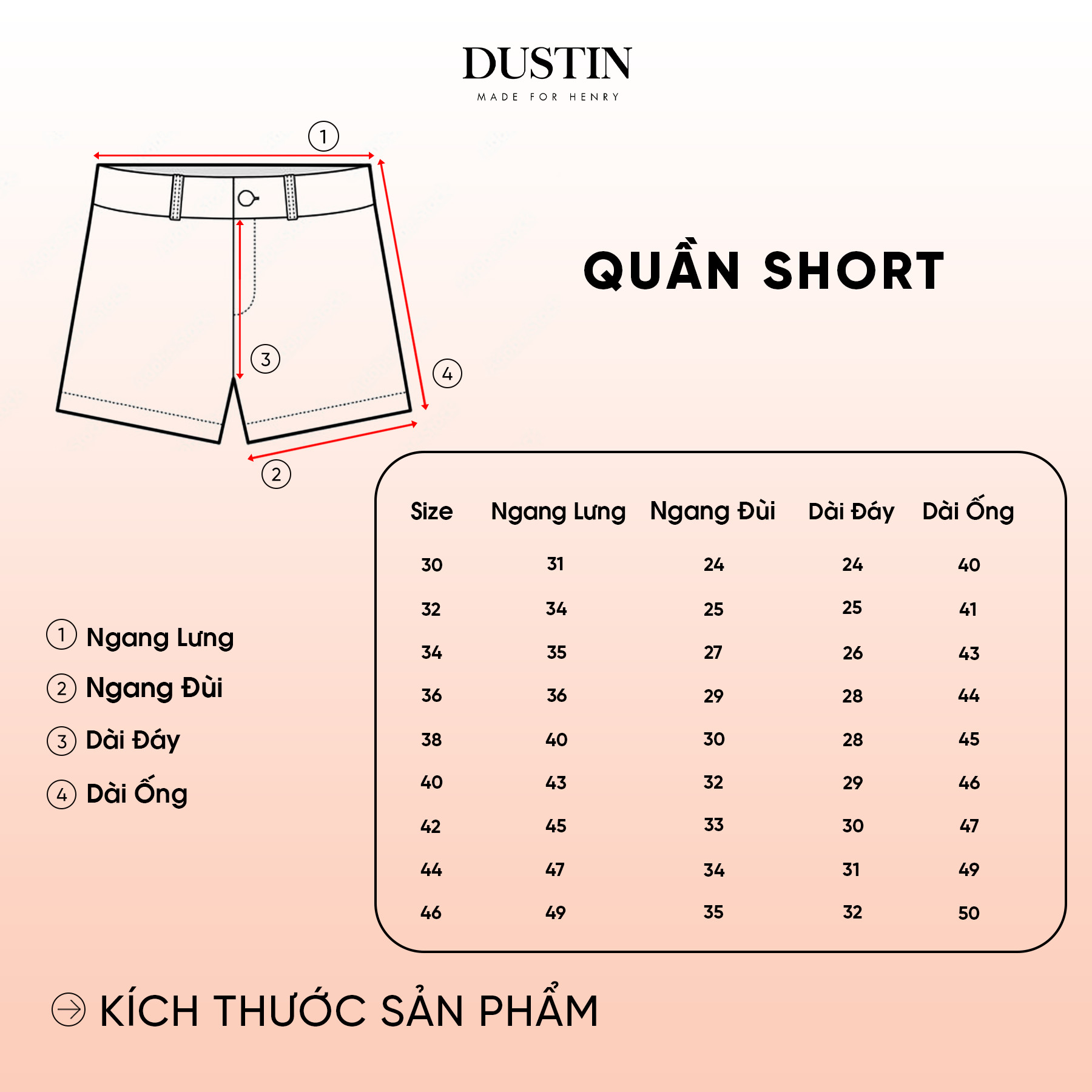 [60-145kg] Quần Short Âu Deluxe Dustin