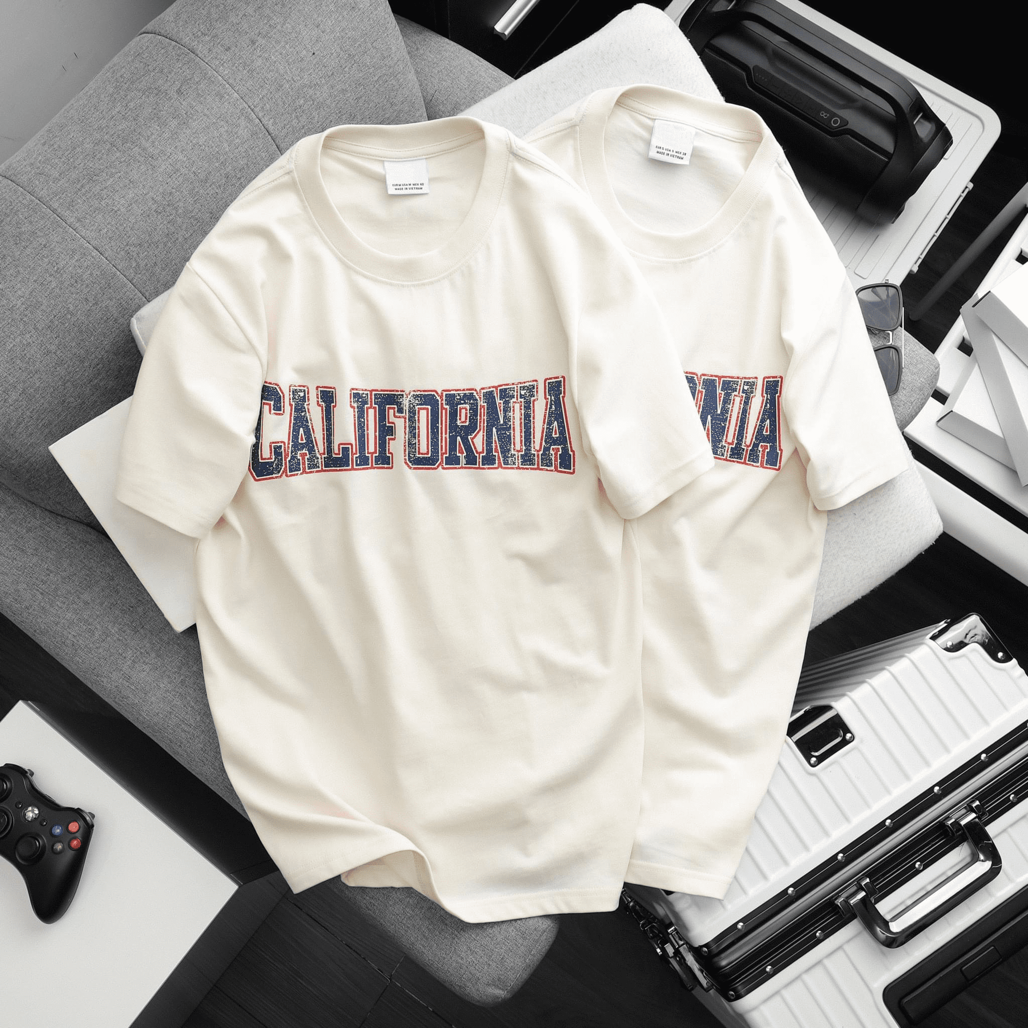 [M-6XL] Áo Thun Cotton California Unisex 