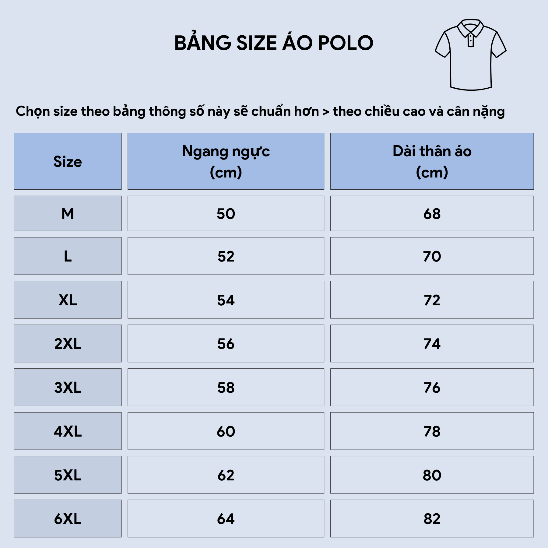 [M-5XL] Áo Polo Essentials 