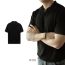 Áo Polo Cổ V Deluxe Đen